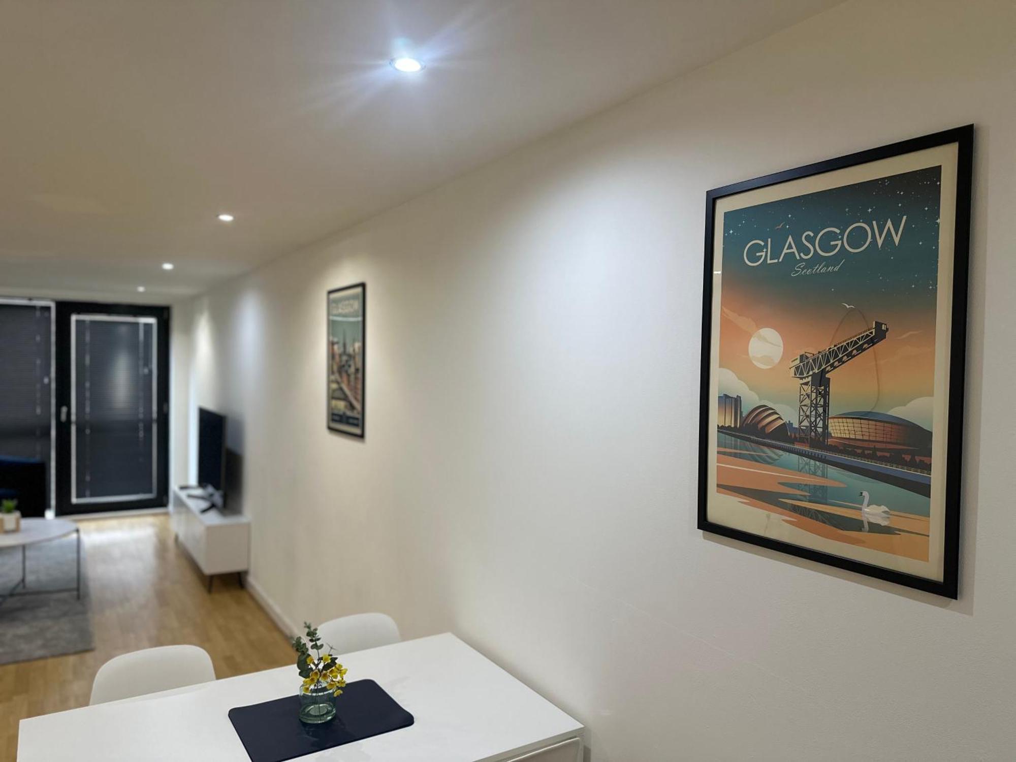 Glasgow River Clyde Hydro Aprt Esterno foto
